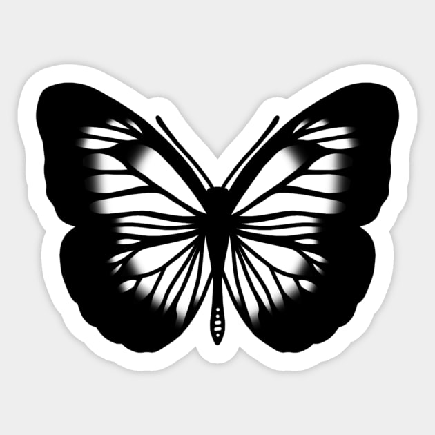 Butterfly Sticker by drawingsbydarcy